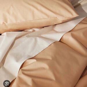 Brooklinen Clasdic percale Ginger Duvet queen